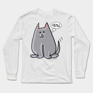 Meow Kitty Long Sleeve T-Shirt